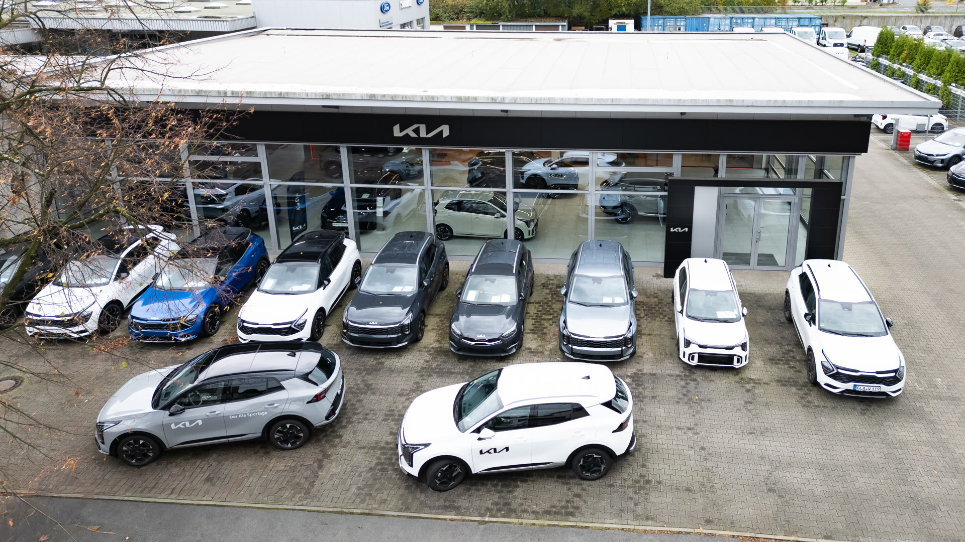 Autohaus Wagner von oben